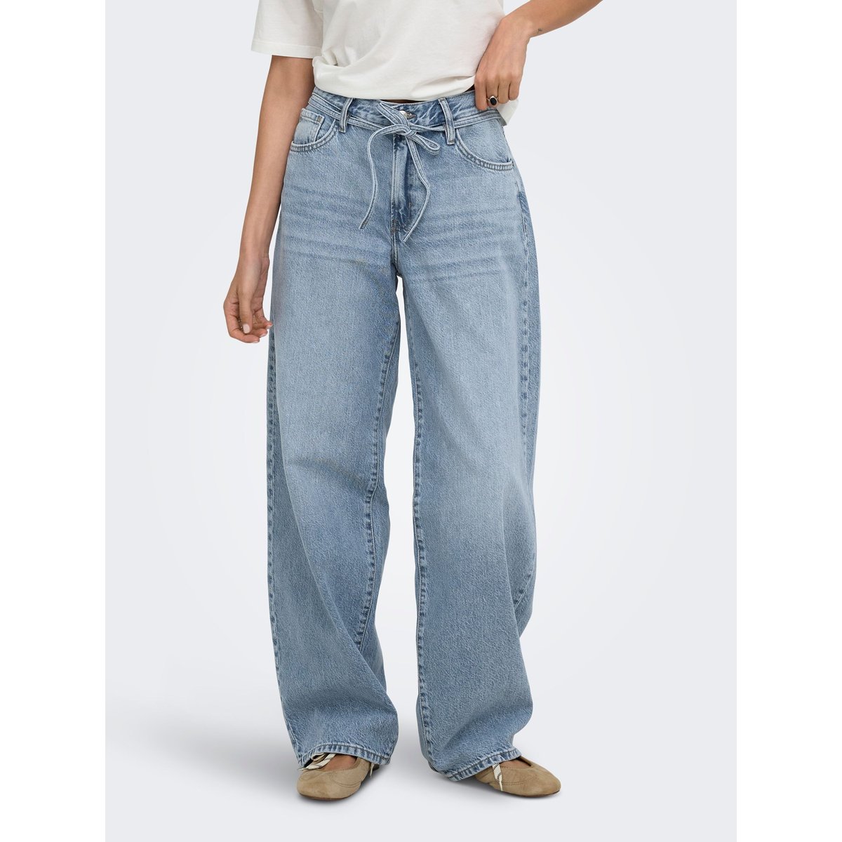 Jean Coupe Droite light blue denim, ONLY