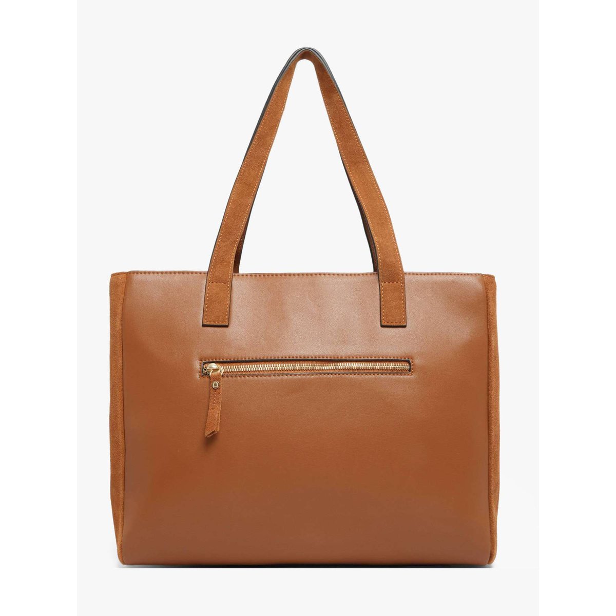 Sac porté épaule A4 Alpin cuir camel, ETRIER