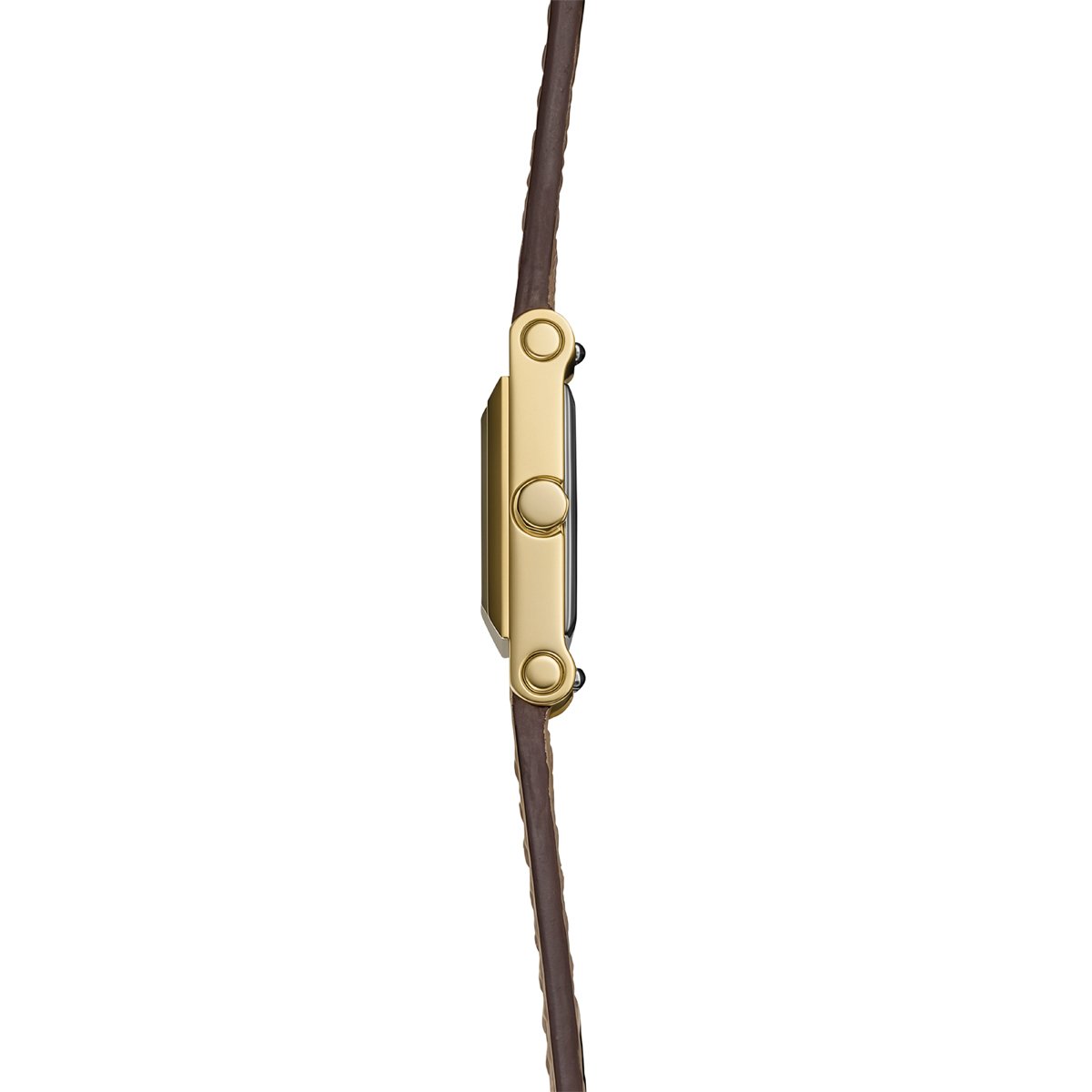 Montre Analogique ANTARES doré argenté camel, HERBELIN