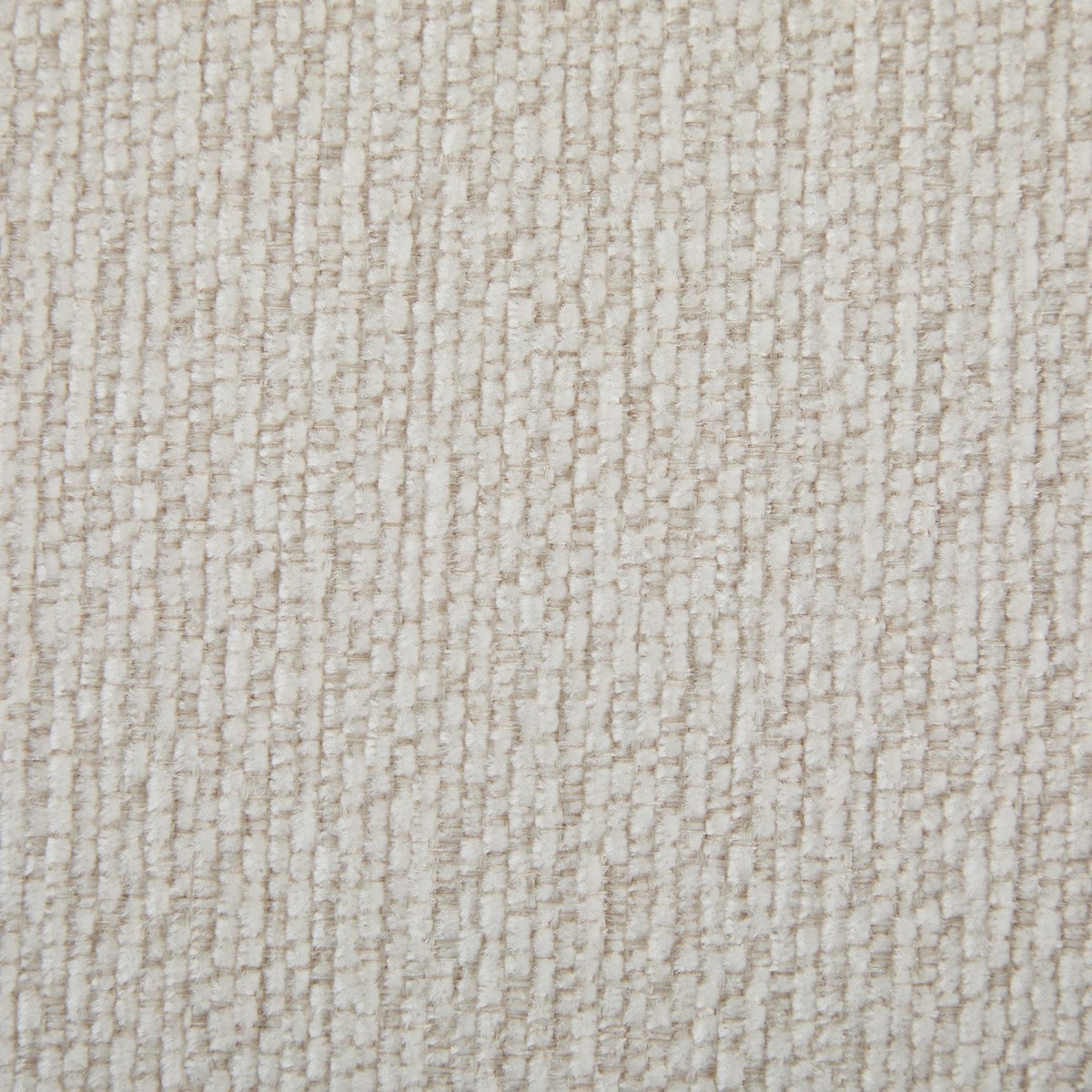 Banc en tissu et pieds en bois noyer LIGARIA blanc cassé, HABITAT