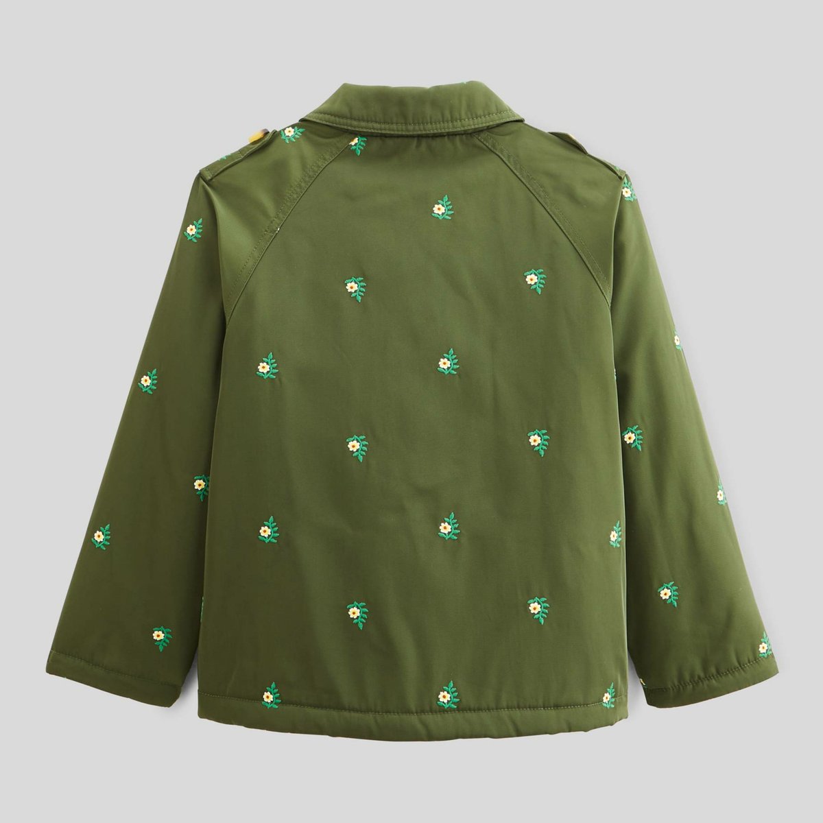 Trench brodé militaire, MONOPRIX