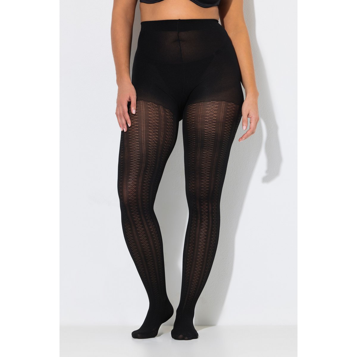 Collants à rayures noir, ULLA POPKEN