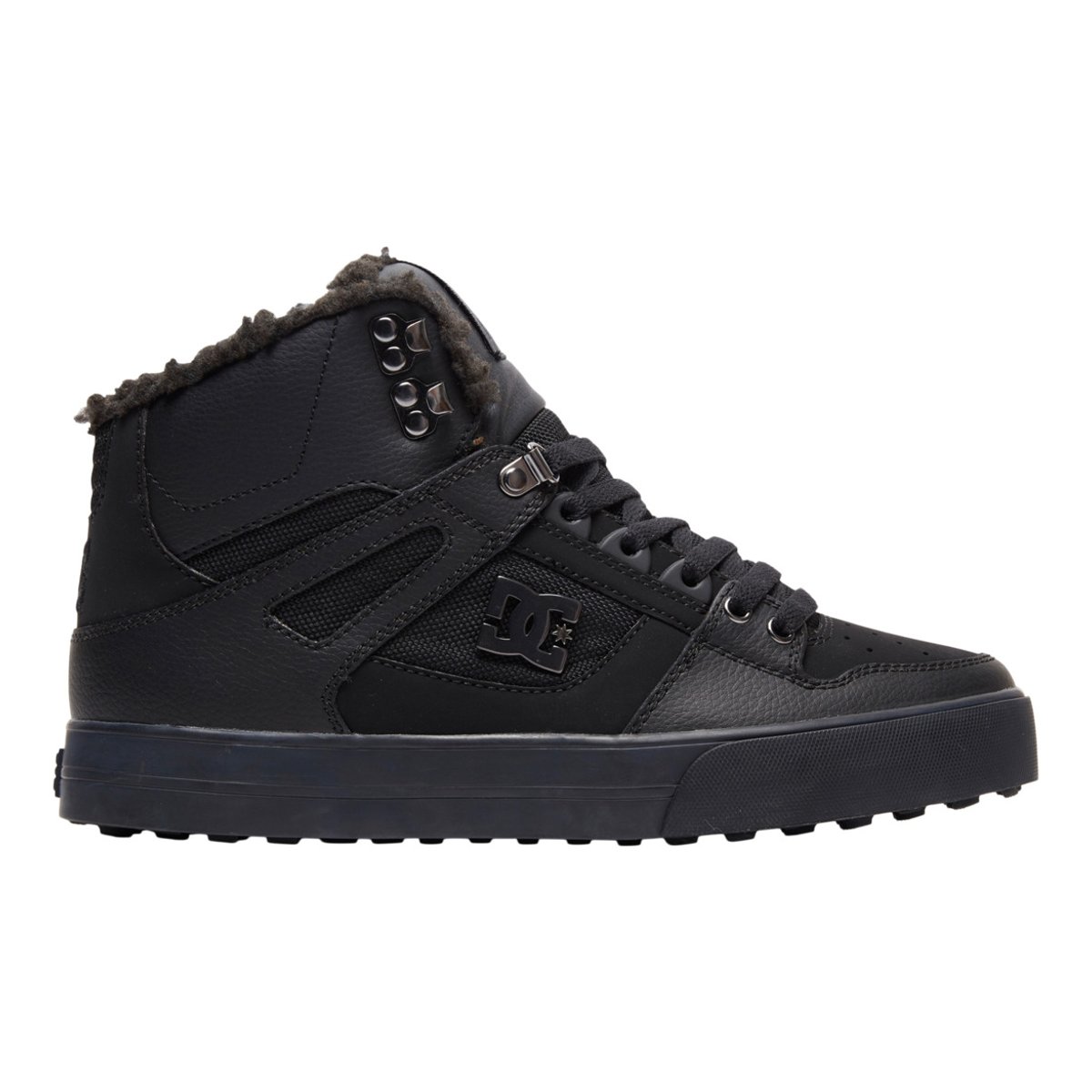 Chaussures d'hiver montantes PURE HIGH-TOP WC WNT. noir black/black/black, DC SHOES