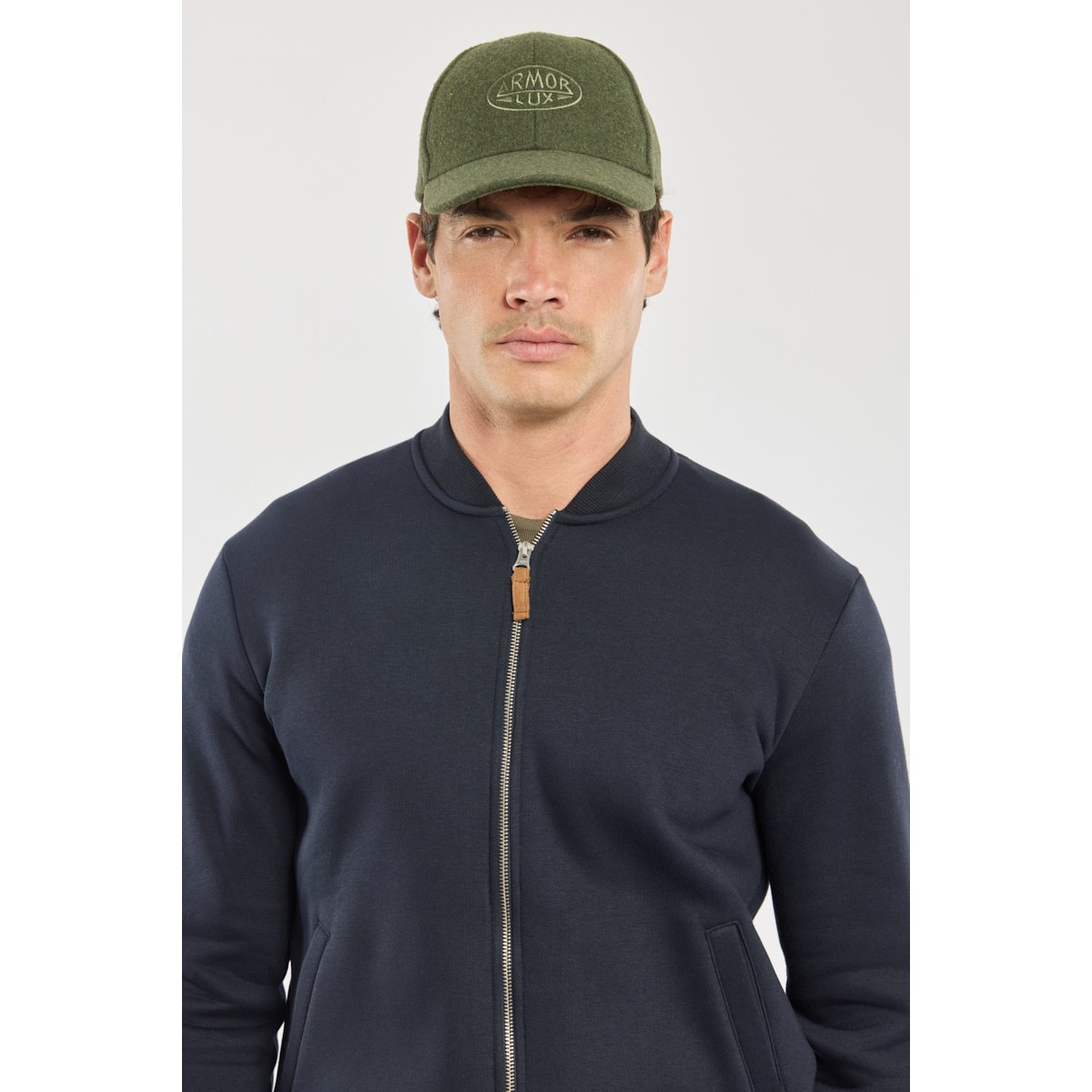 Gilet zippé col teddy amiral, GUY DE BERAC