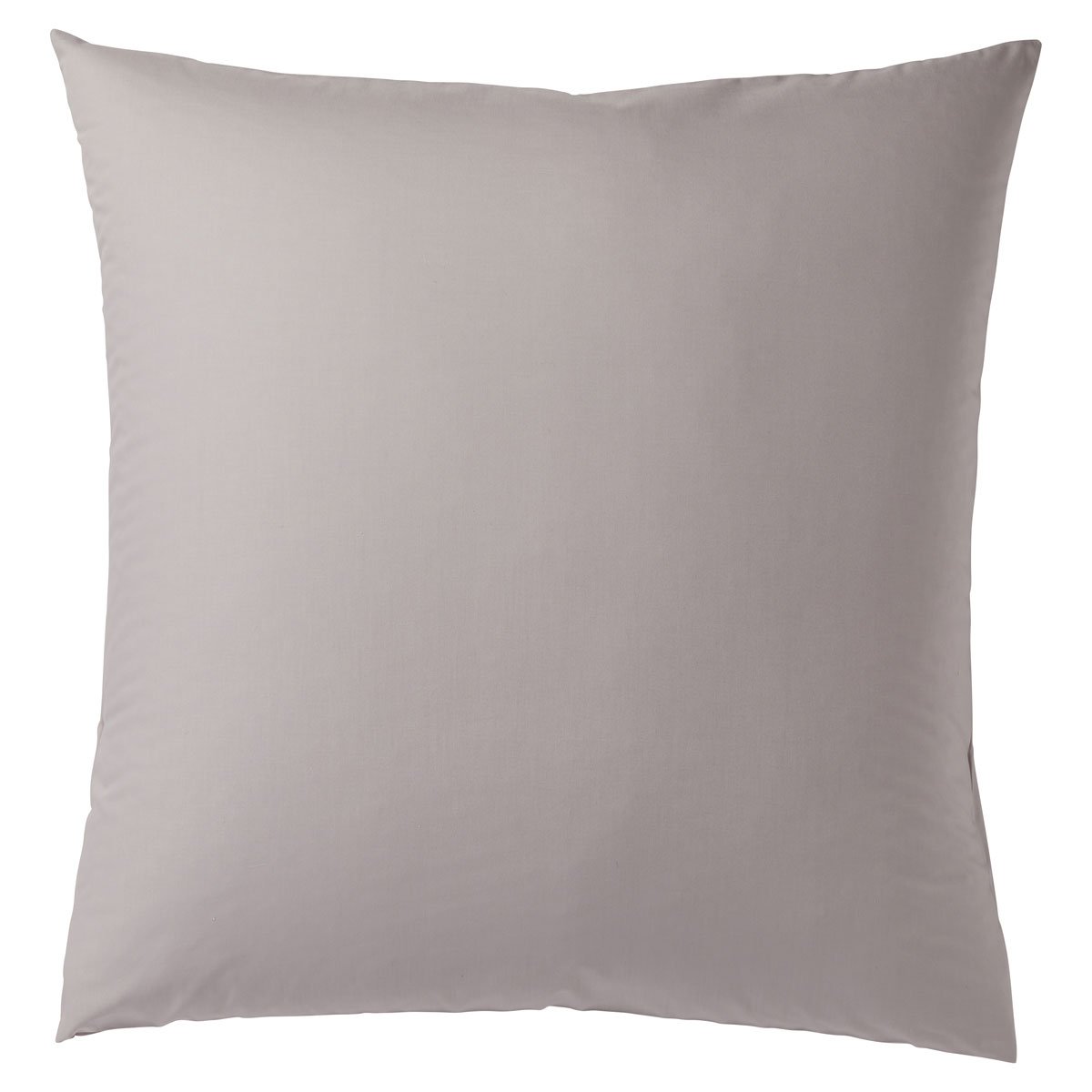 Lot de 2 taies d'oreiller Percale de coton thermorégulée gris clair, DODO