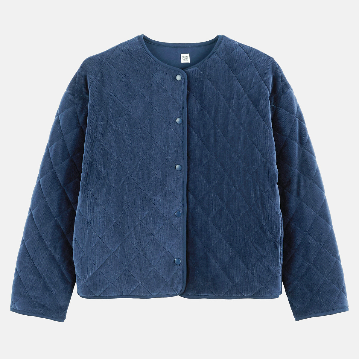 Veste d'intérieur matelassée, en velours, Signature AMANDINE marine, LA REDOUTE COLLECTIONS