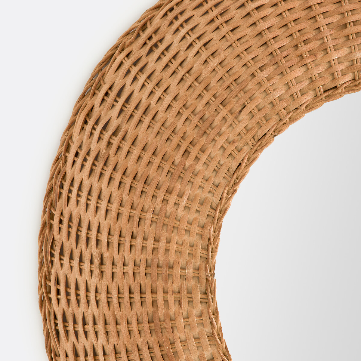 Miroir rond bombé en rotin ø60 cm, Naria naturel, LA REDOUTE INTERIEURS