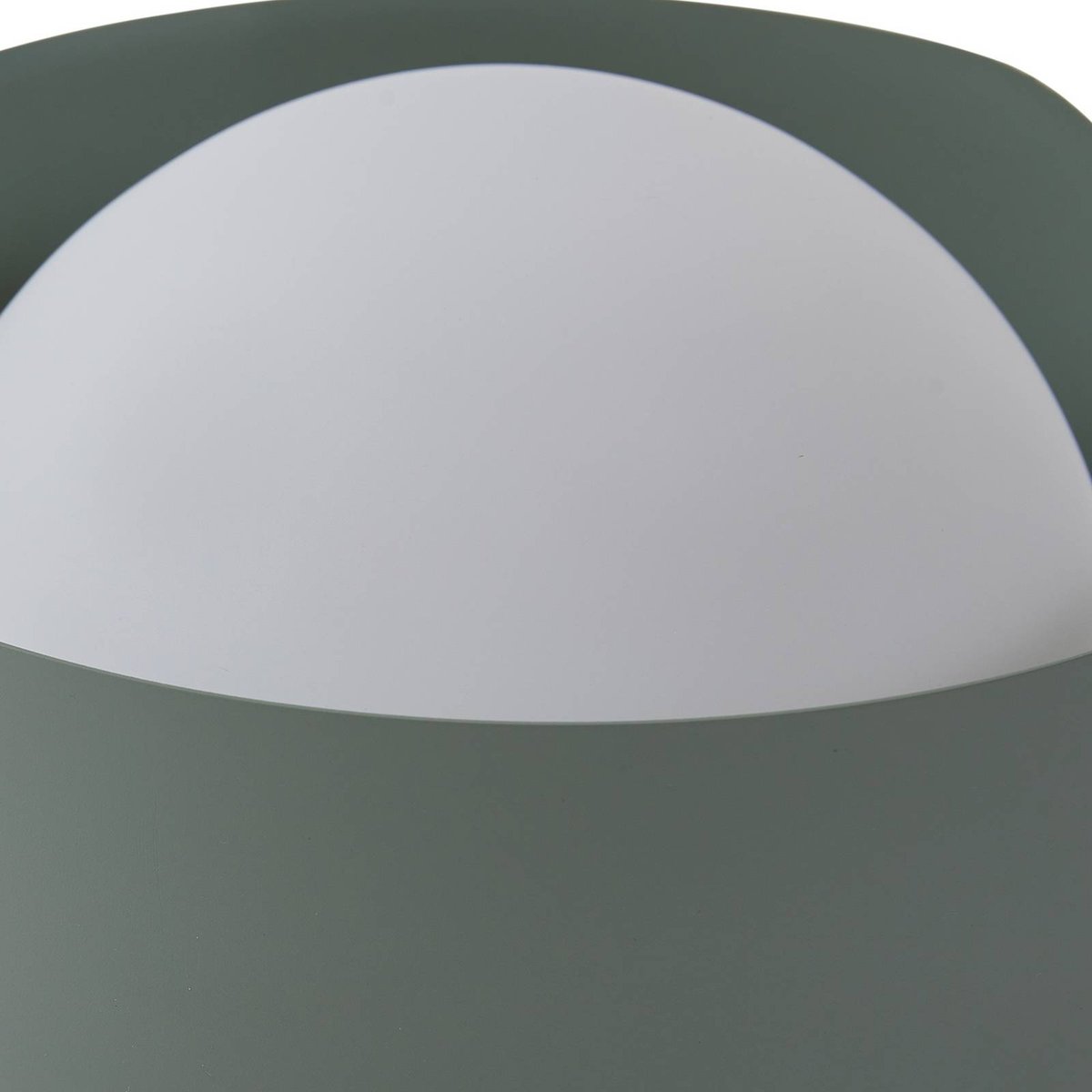 Lampe à poser en métal moderne, Fiora vert, blanc, LINDBY