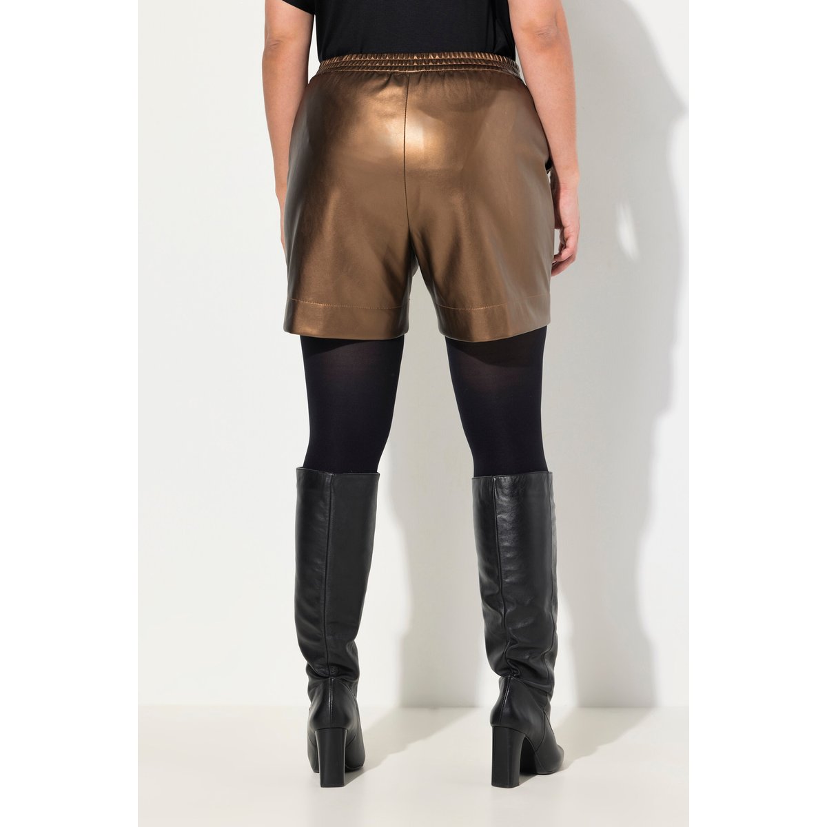 Short en similicuir or cuivre, ULLA POPKEN