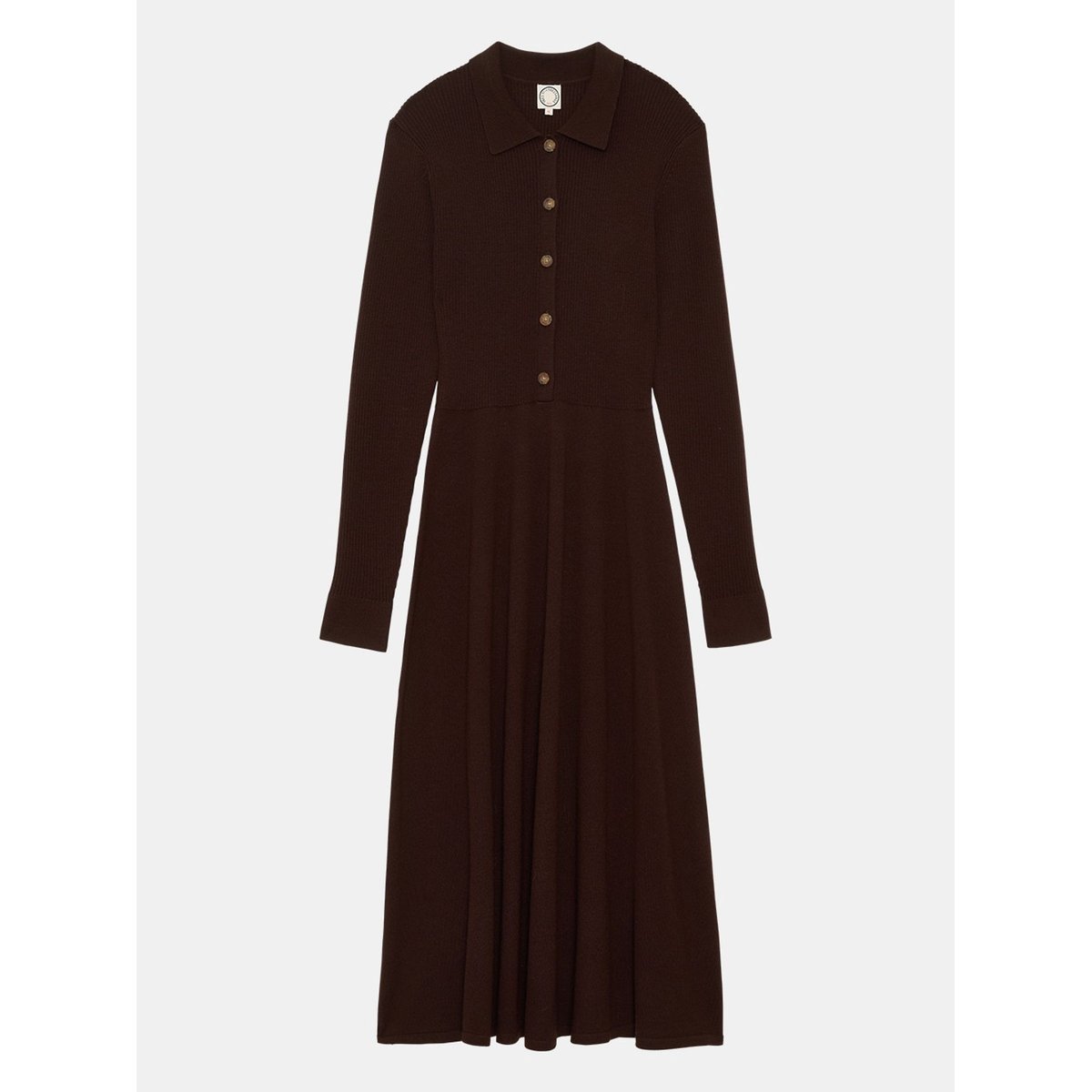 Robe Amy marron, INES DE LA FRESSANGE PARIS