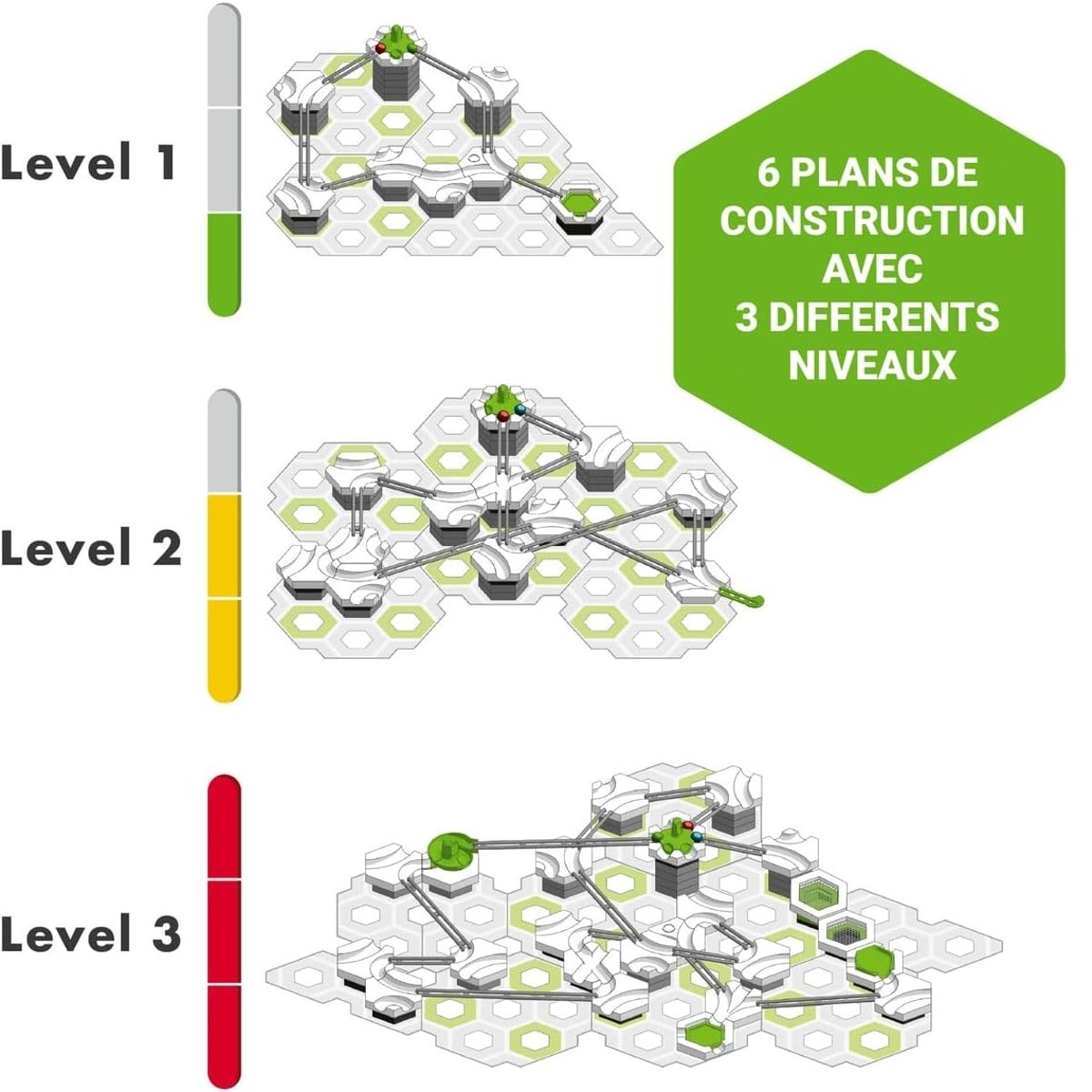 Gravitrax set Action Twist blanc, RAVENSBURGER