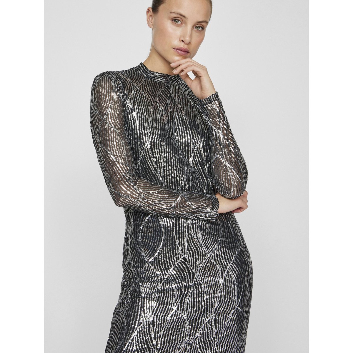 Robe Mi-Longue black beauty, VILA