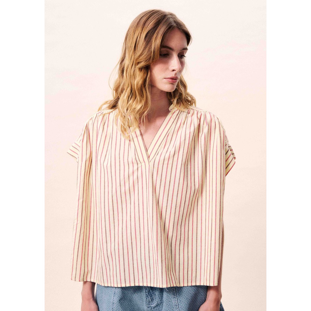 Blouse BONAIA jaune beurre, FRNCH