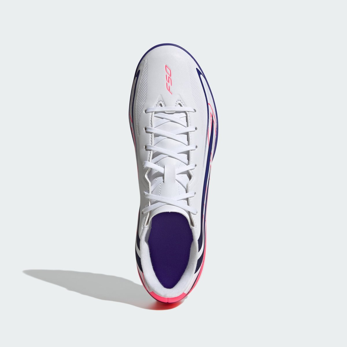 Chaussure De Football F50 Hyperfast Club Pour Terrain Turf Chaussure De Football F50 Hyperfast Club Pour Terrain Turf cloud white / solar purple / solar turbo, adidas Performance