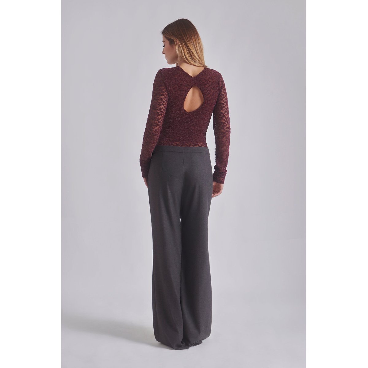Pantalon évasé BUTLER gris, BENOA