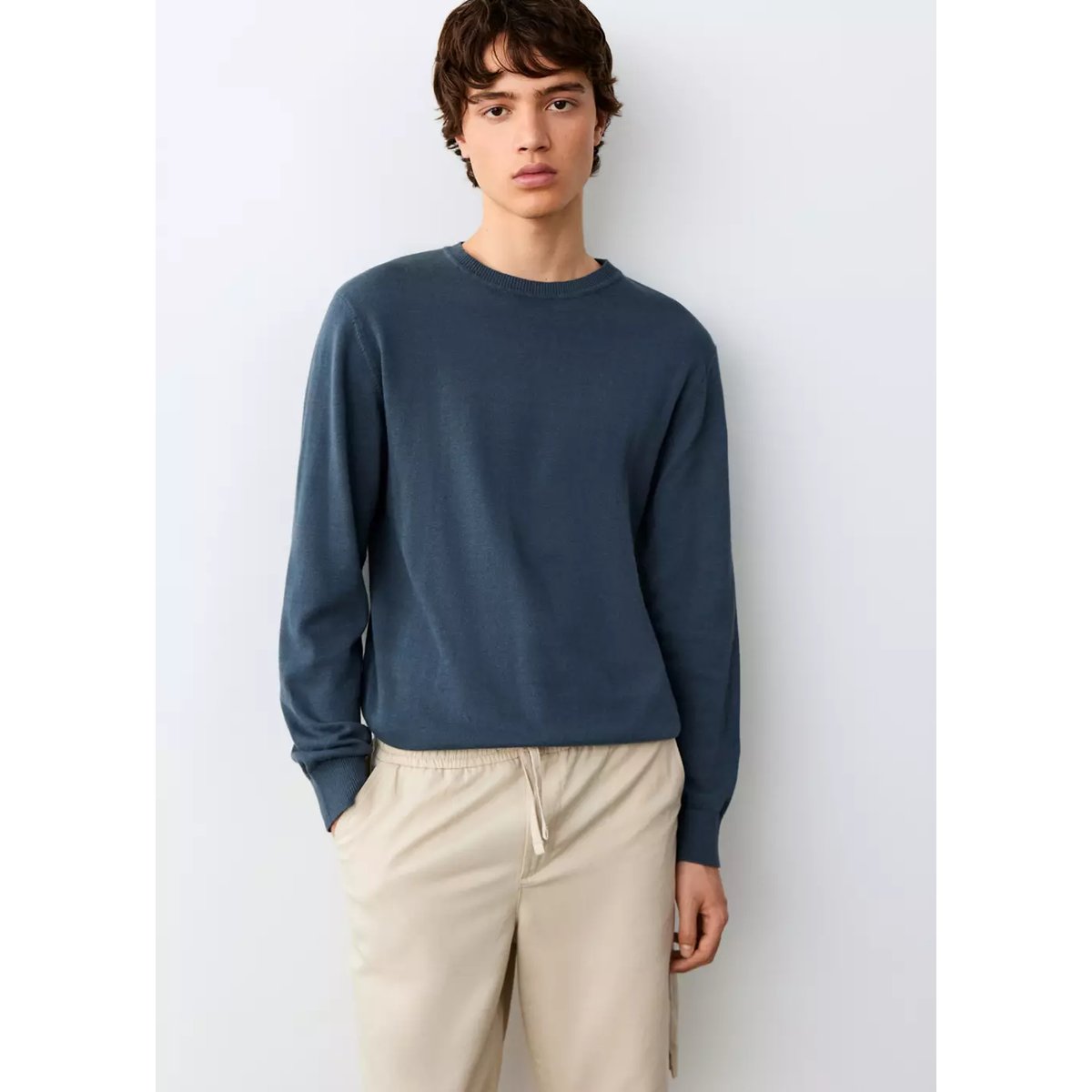 Bermuda coton lin sable, MANGO TEEN