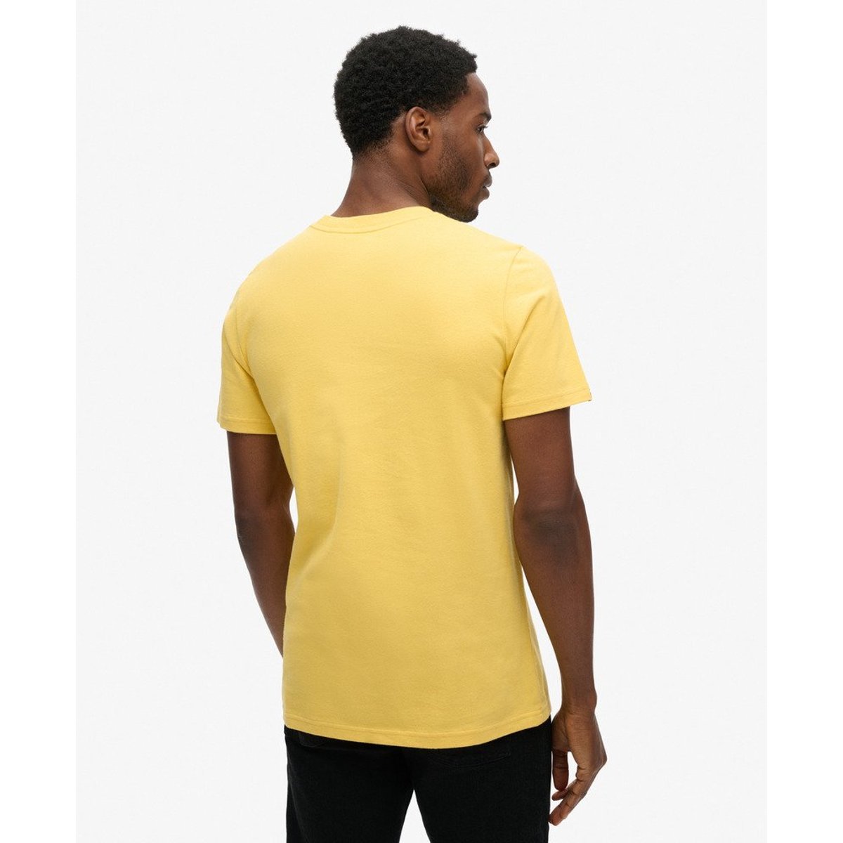 T-shirt Vintage Logo Soda Pop jaune pigment, SUPERDRY