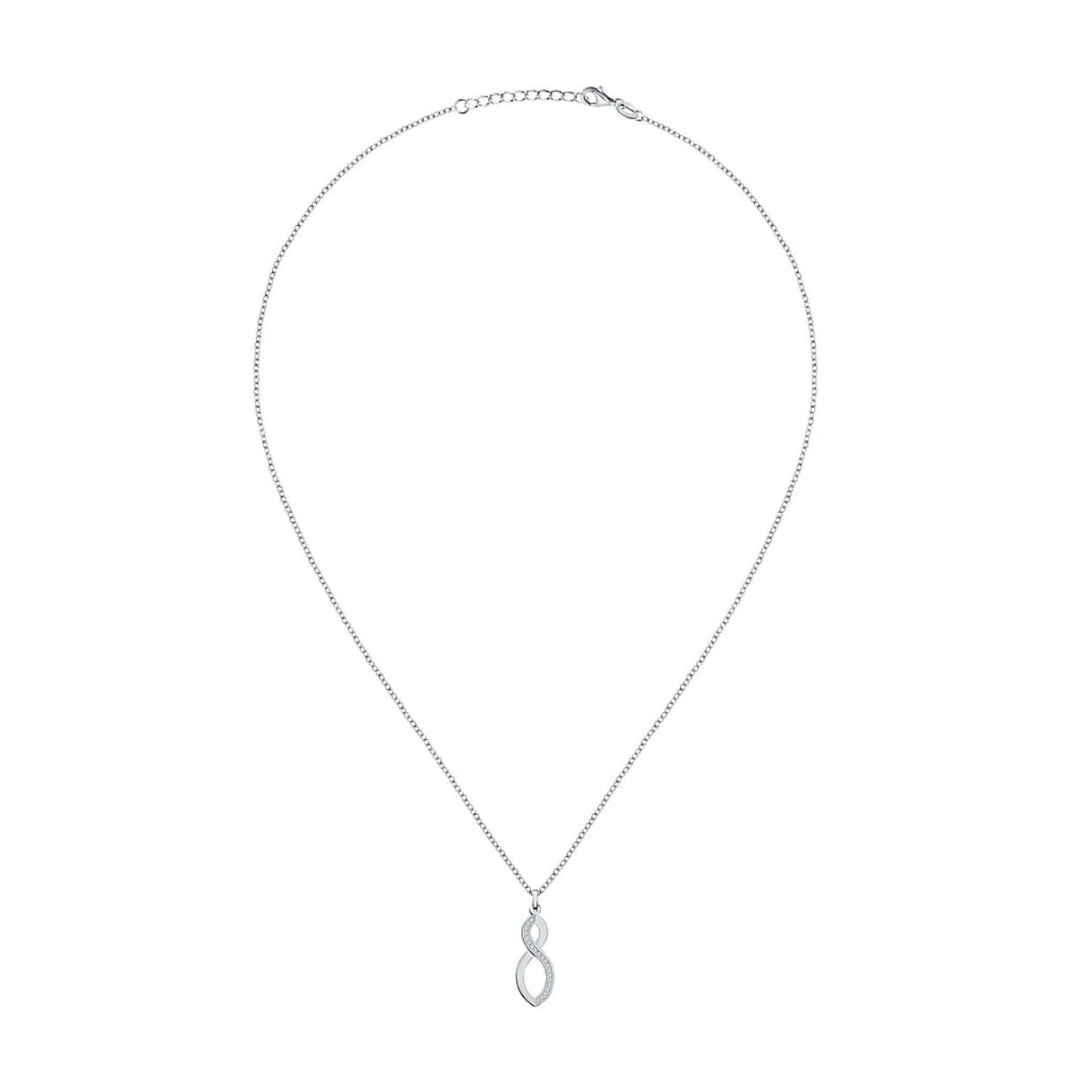 Colliers en Argent/oxyde de zirconium De Zirconium et Oxyde de zirconium argent, CLEOR