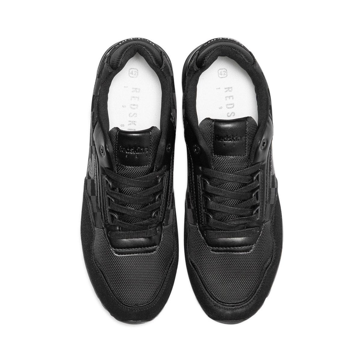 Baskets   ORANGY noir / noir, REDSKINS