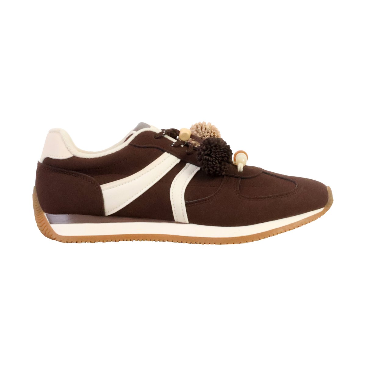 Basket à Lacets marron, ENZA NUCCI