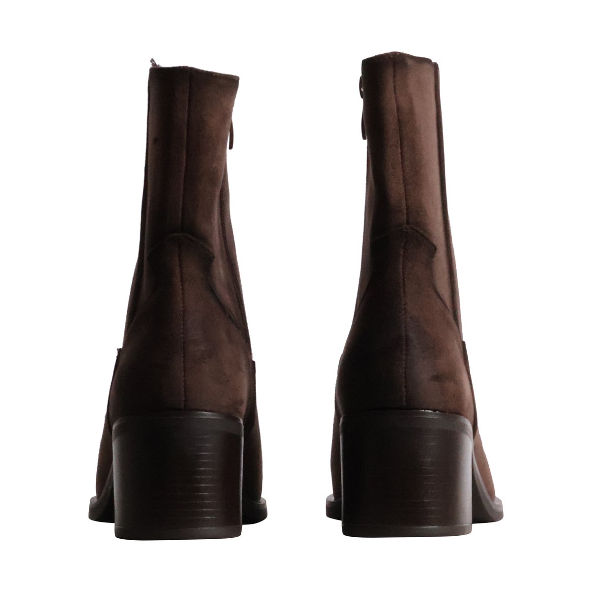 Bottines à Zip marron, THE DIVINE FACTORY
