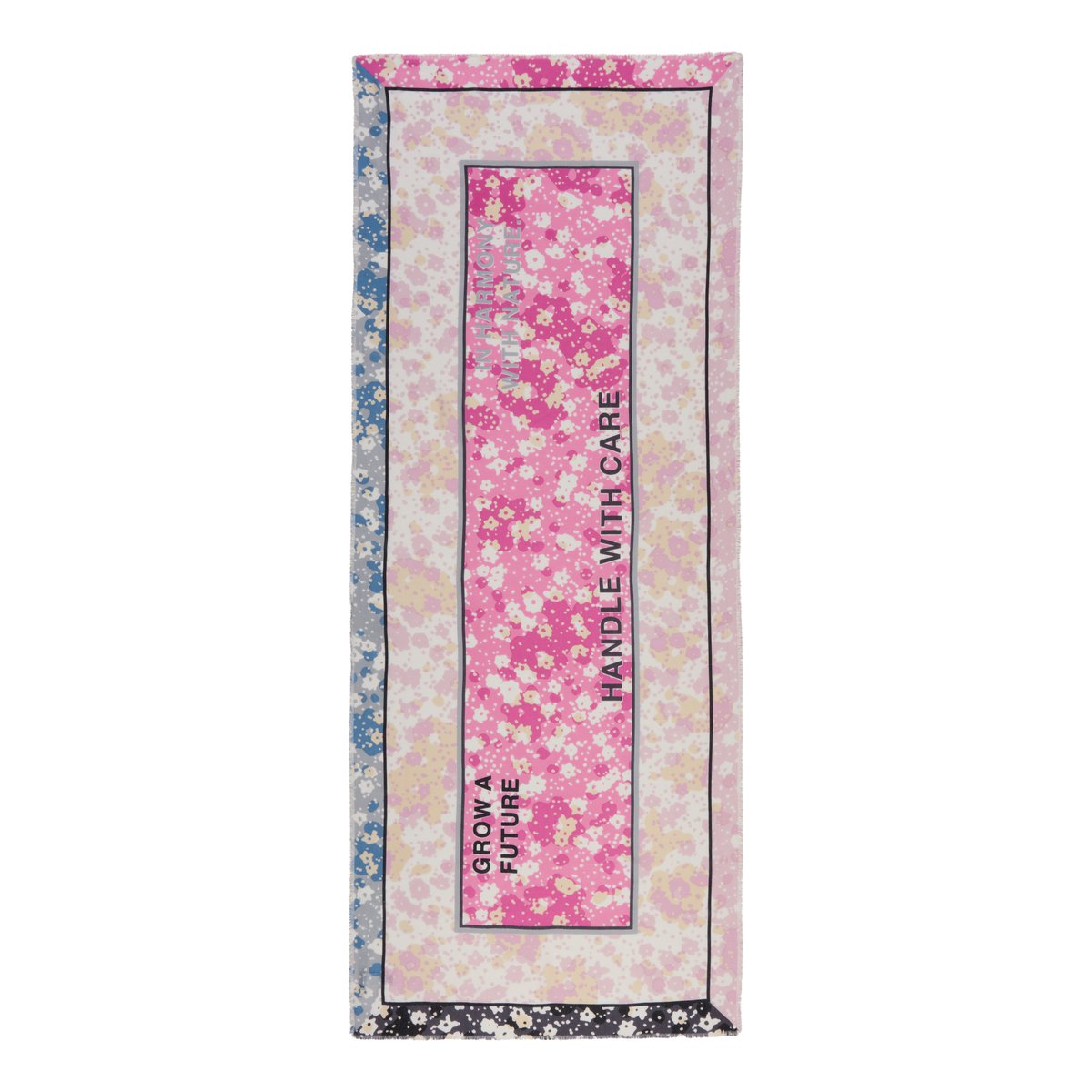 Foulard à l'imprimé allover avec Organic Cotton rose bonbon, MARC O'POLO