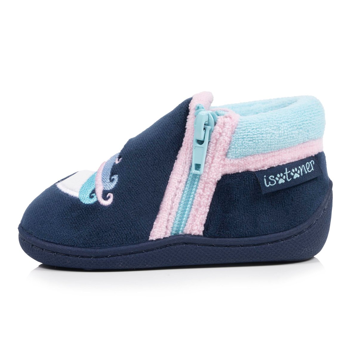 Chaussons Bottillons bleu, ISOTONER