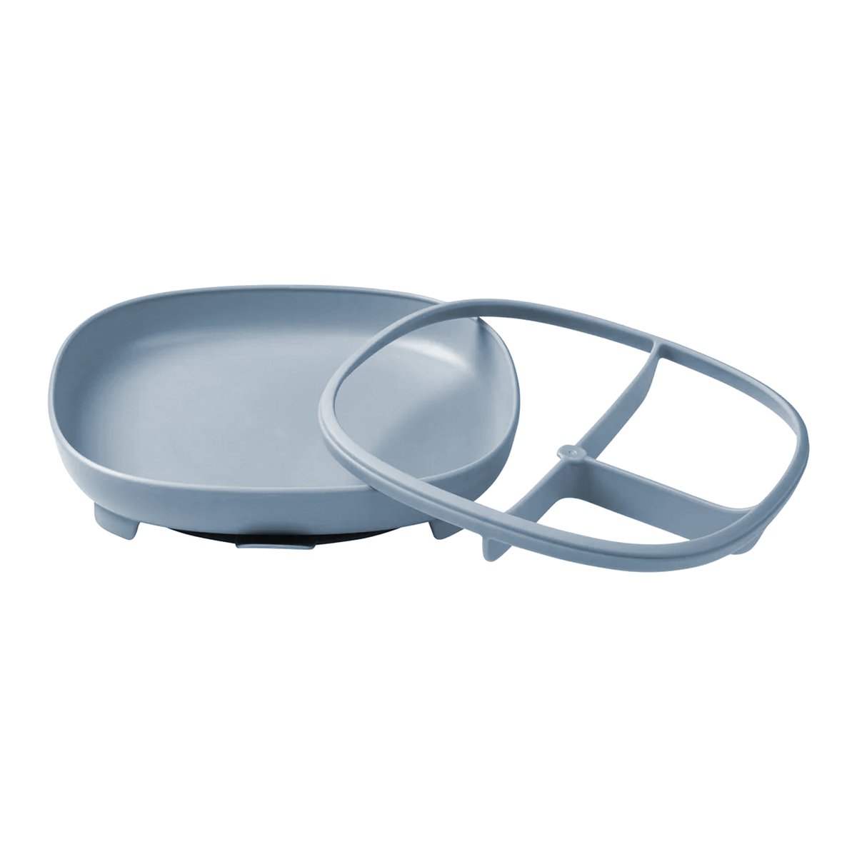 Assiette ventouse compartimentée bébé bleu, B.BOX