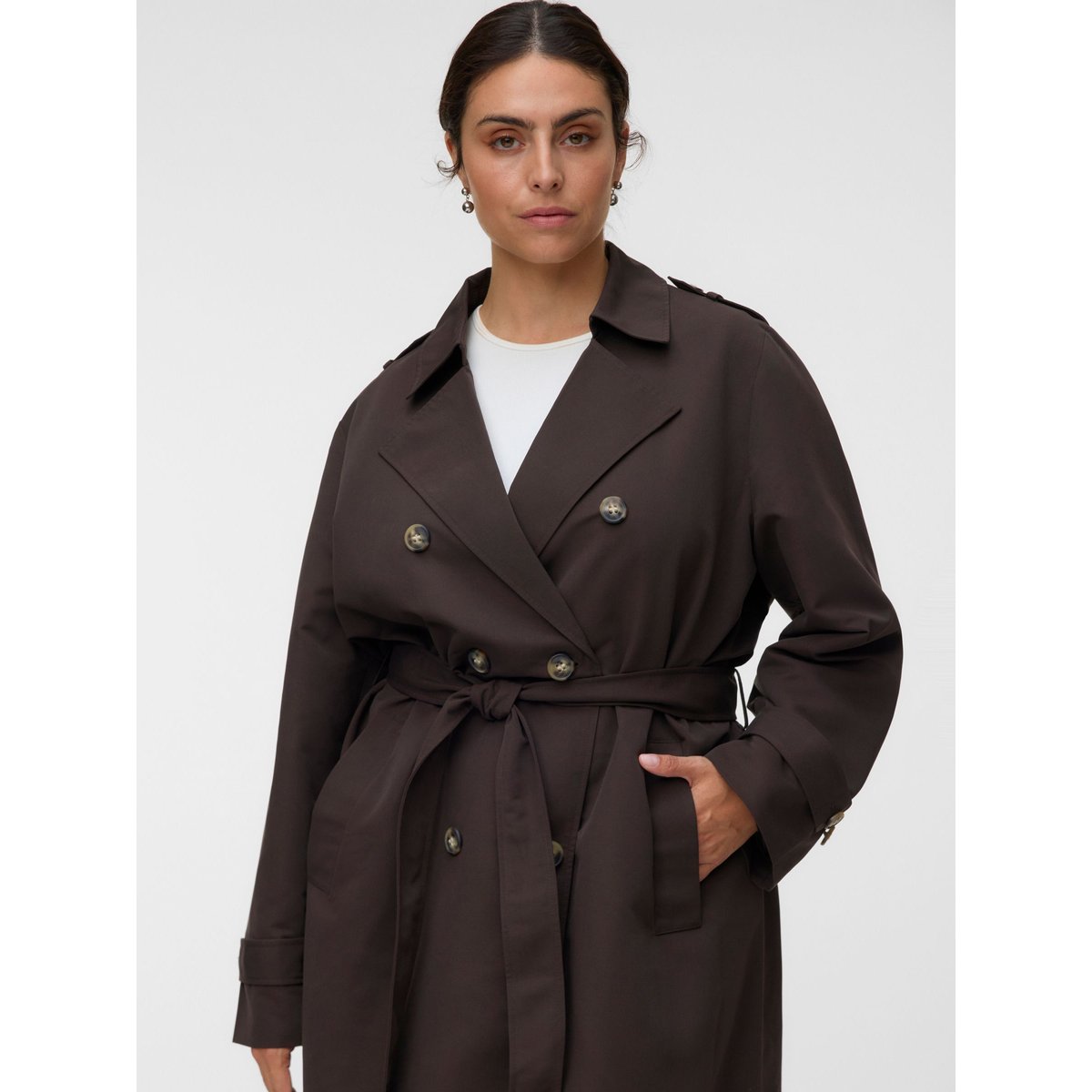 Trench Coat marron - chocolate torte 1, VERO MODA