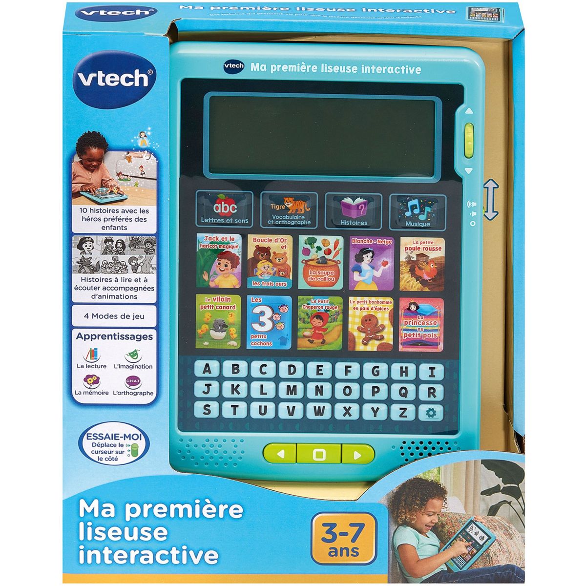 Jeu éducatif Ma première liseuse interactive couleur unique, VTECH