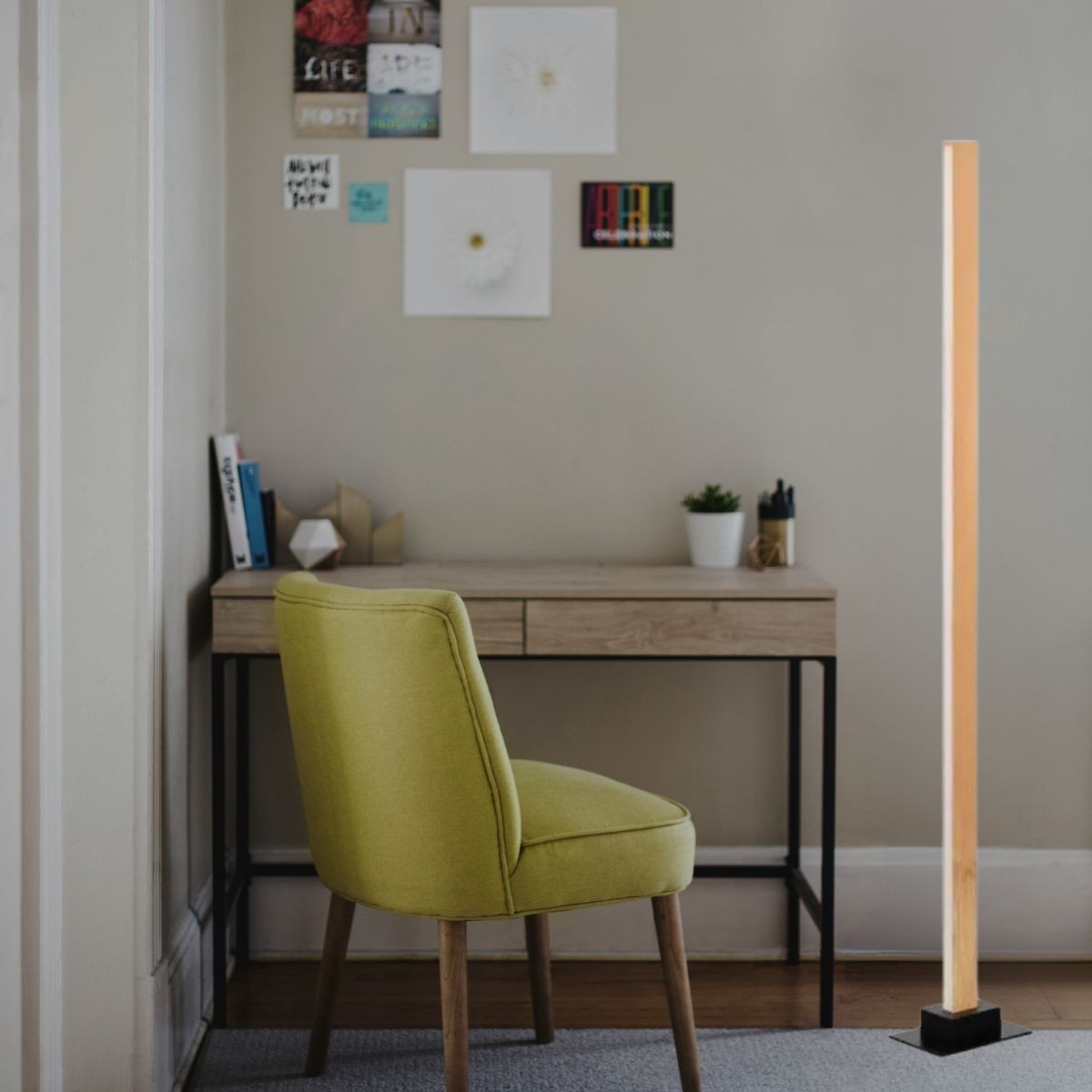 Lampadaire    CRAFT marron, IDEAL LUX
