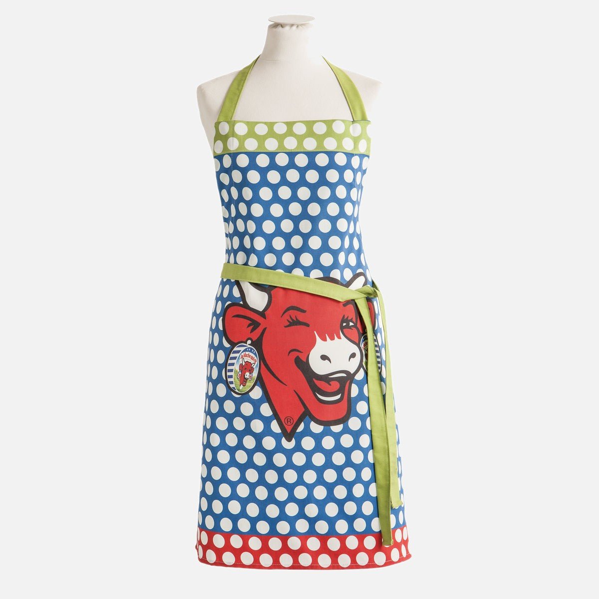 Tablier de cuisine LA VACHE QUI RIT POP BLEU bleu, COUCKE