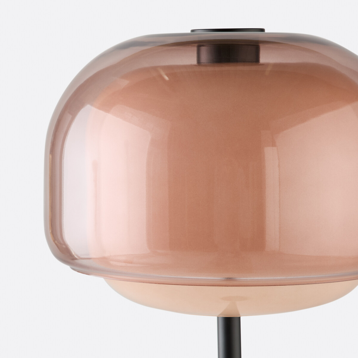Kinoko floor lamp in coloured glass nude, LA REDOUTE INTERIEURS