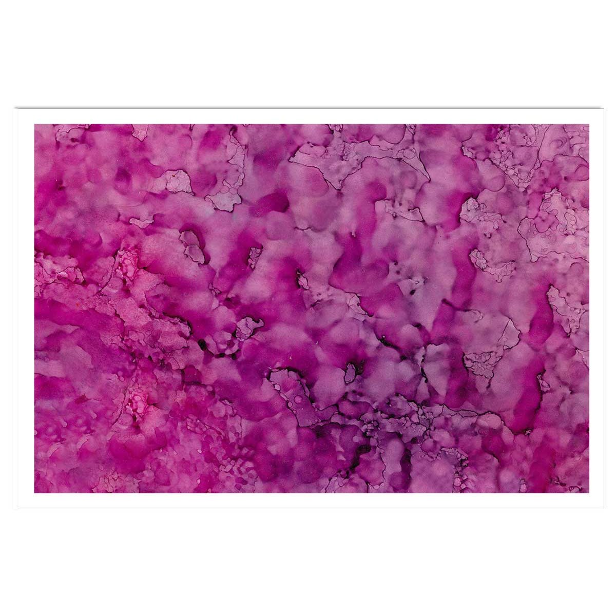 Poster fuchsia affiche seule, HEXOA