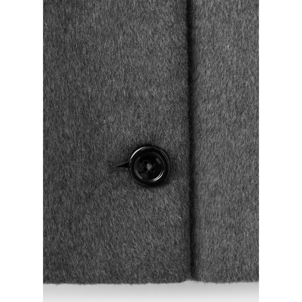 Veste déstructurée en laine gris chiné moyen, MANGO TEEN