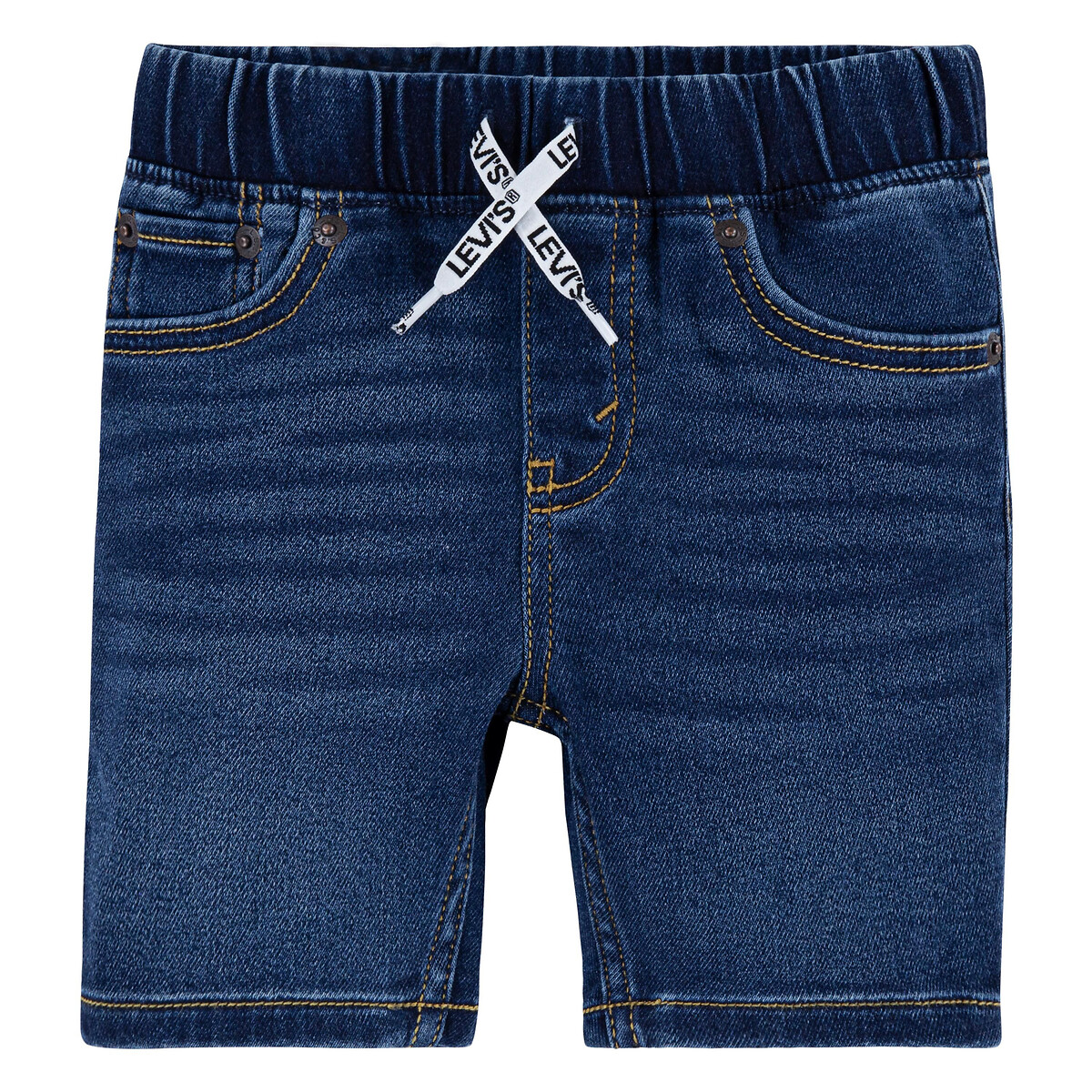 Short en jean, taille élastiquée 4-16 ans bleu brut denim, LEVI'S KIDS