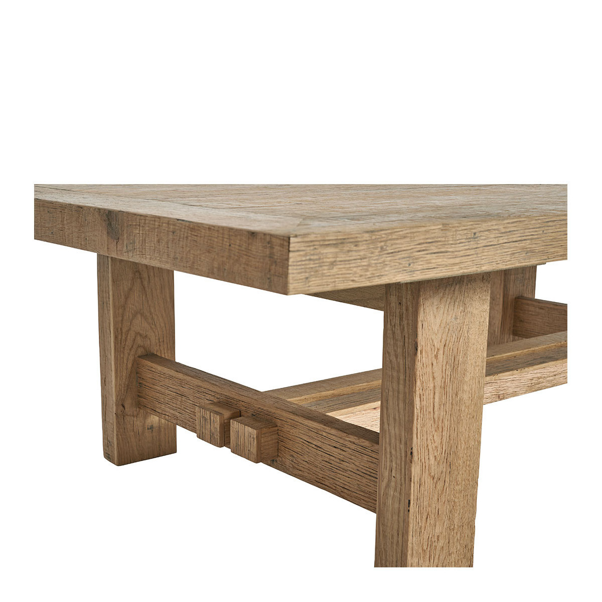 Table basse MARCELLE bois clair, BLANC D’IVOIRE