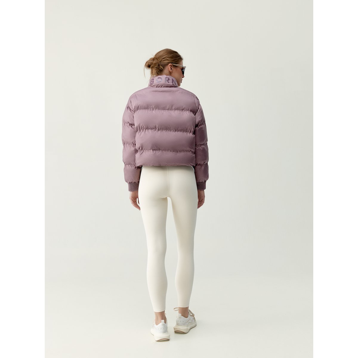 Manteau de sport femme Lynx Fermeture éclair rose bois, BORN