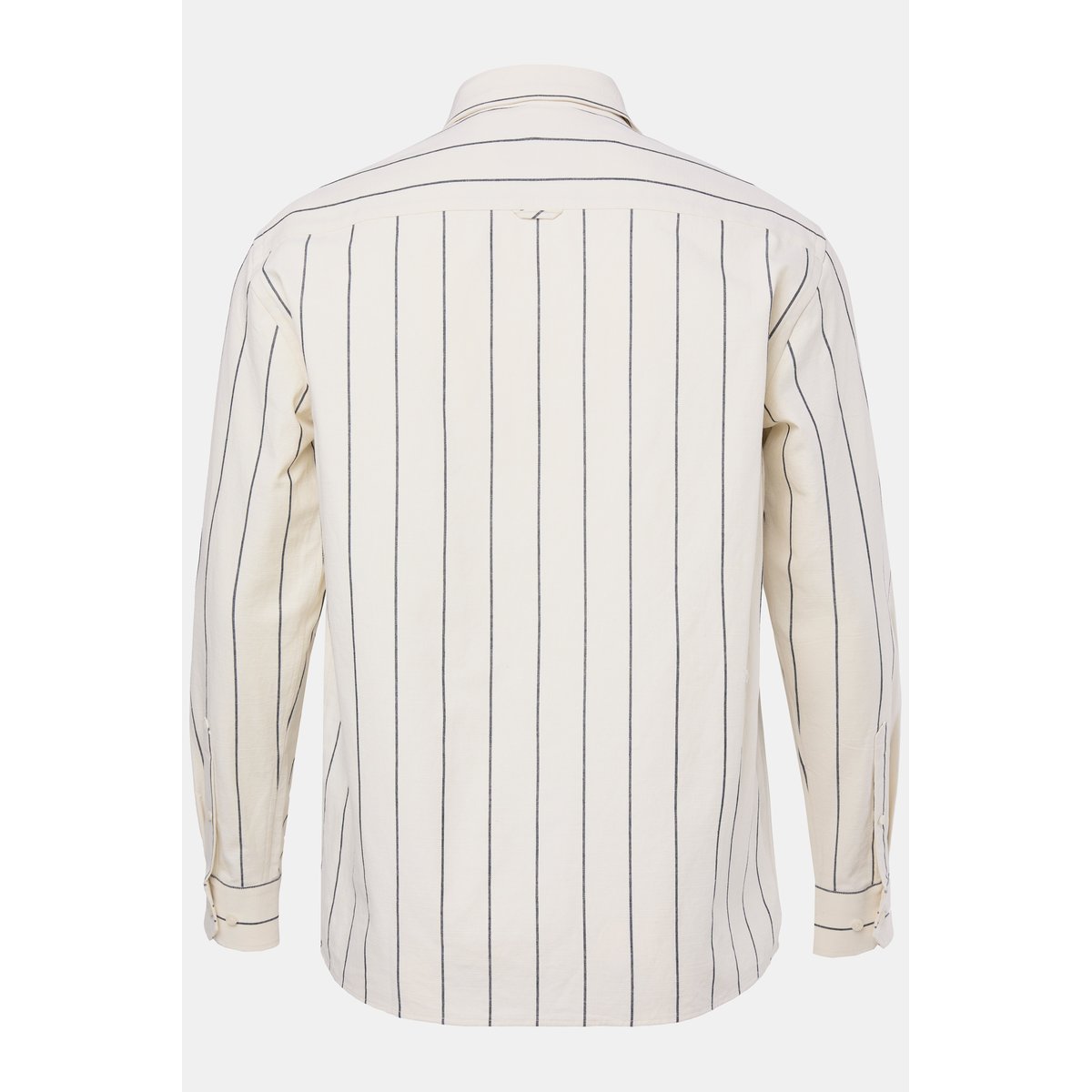 Chemise à manches longues, rayures blanc cassé, STHUGE