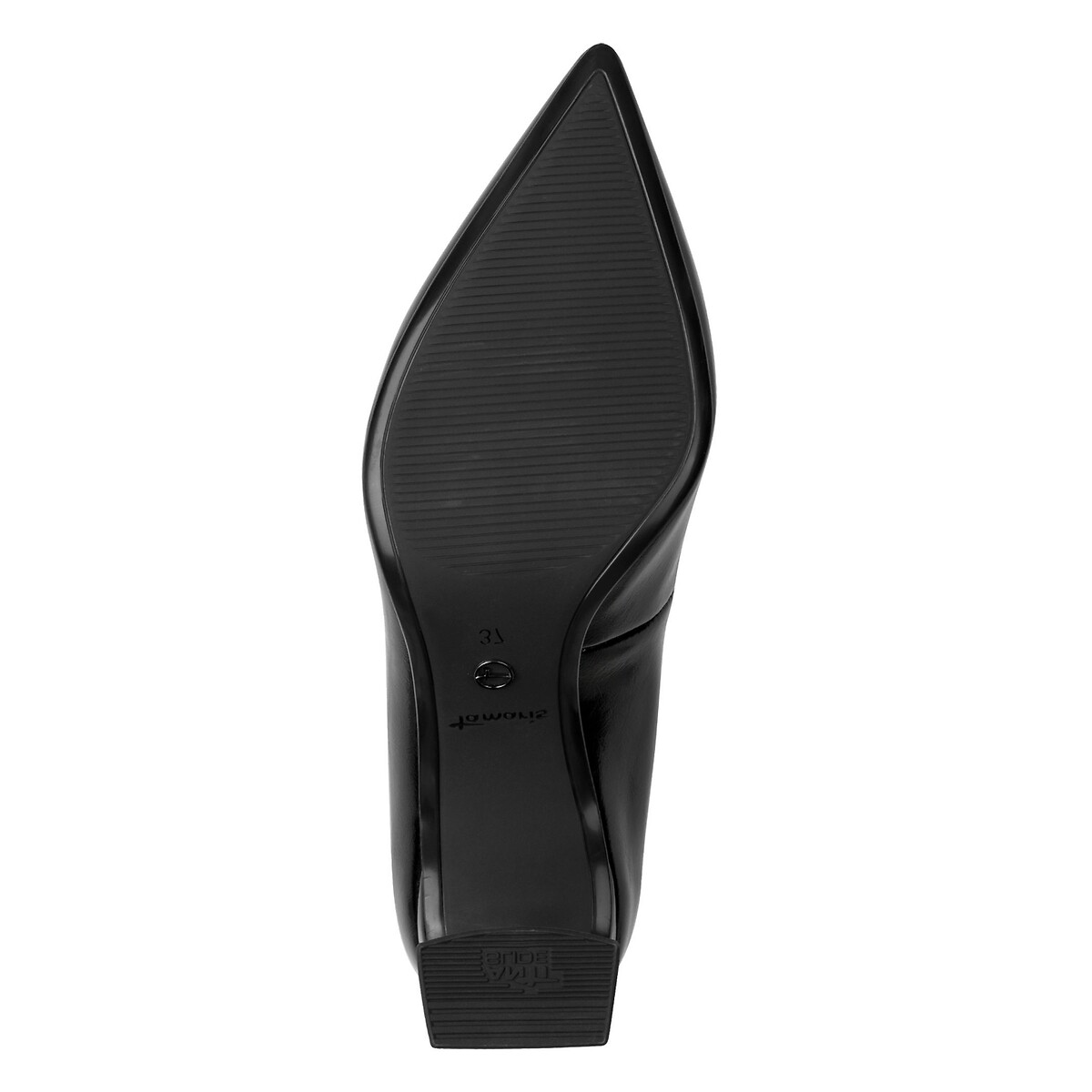 Escarpins pointus vernis noir, TAMARIS