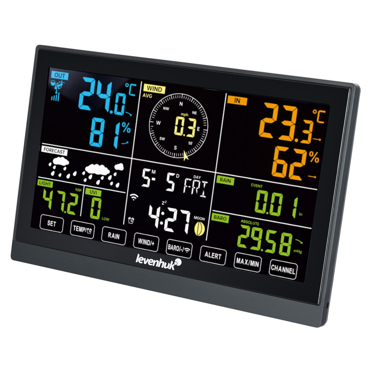 Station météo Wezzer PLUS LP150 couleur unique, LEVENHUK