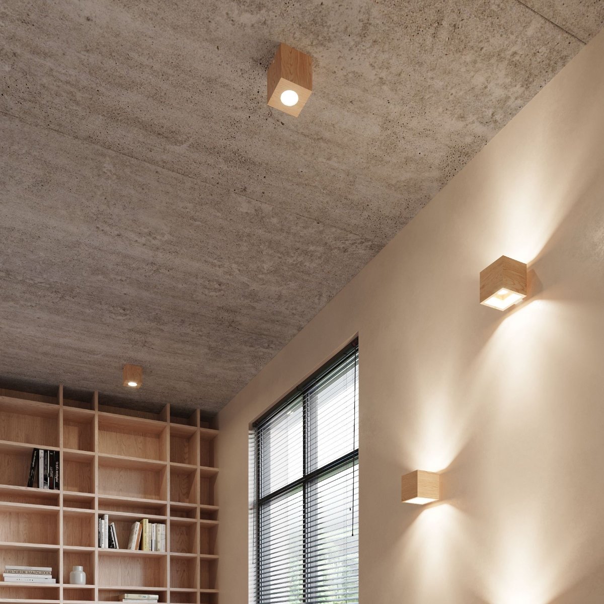 Applique Bois Bois Naturel G9 1 Quad marron, EDEN