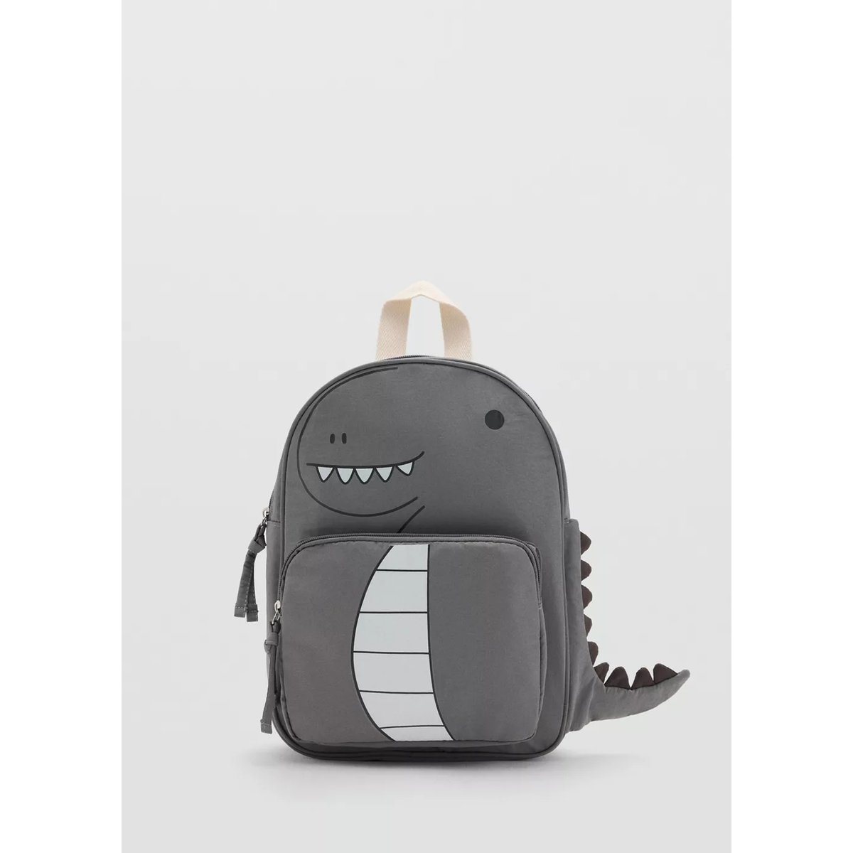 Sac à dos dinosaure gris, MANGO BABY