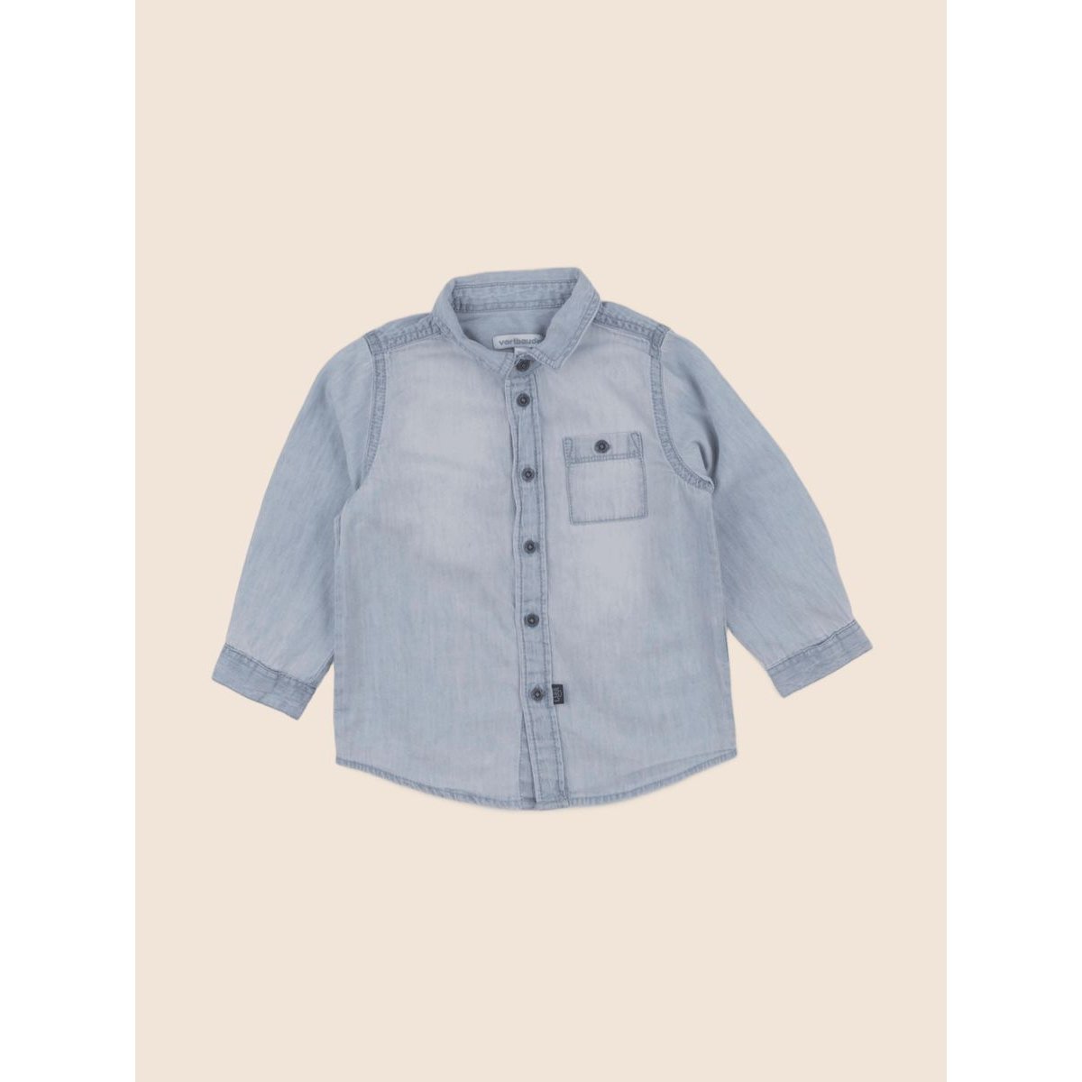 Chemise - Bon état bleu, VERTBAUDET