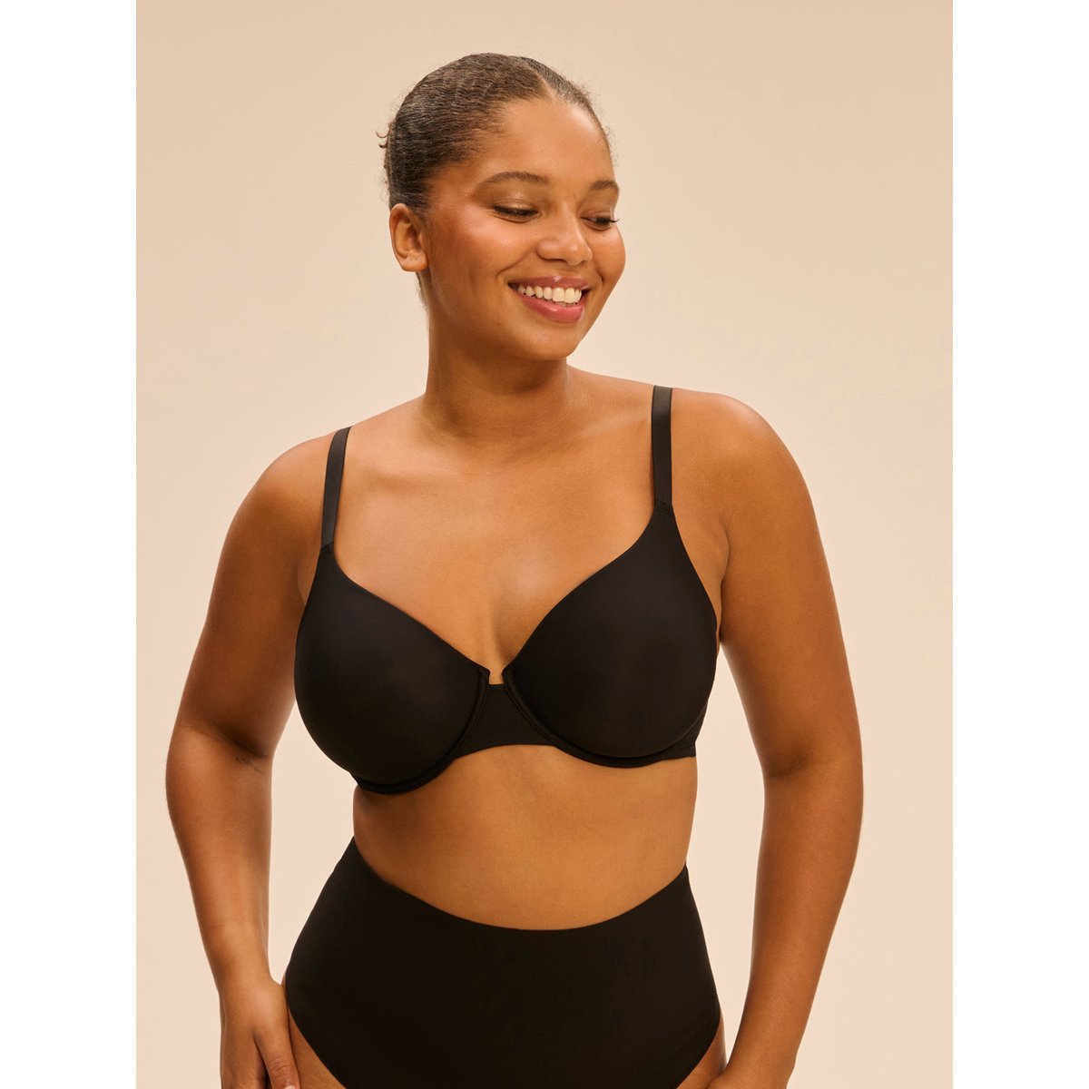 Soutien-gorge emboitant multi-positions sans couture, ESSENTIEL noir, SIMONE PERELE