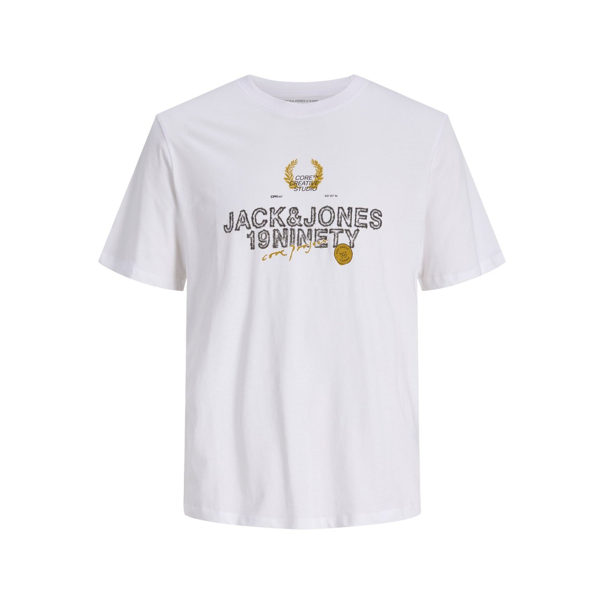 T-Shirt white, JACK & JONES