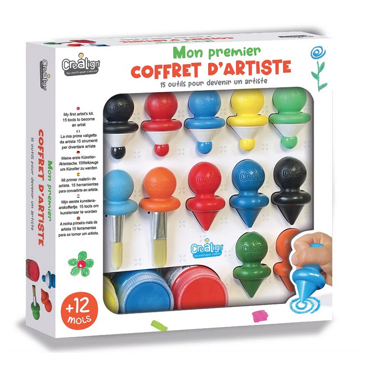 Mon premier coffret dartiste couleur unique, CREA.LIGN