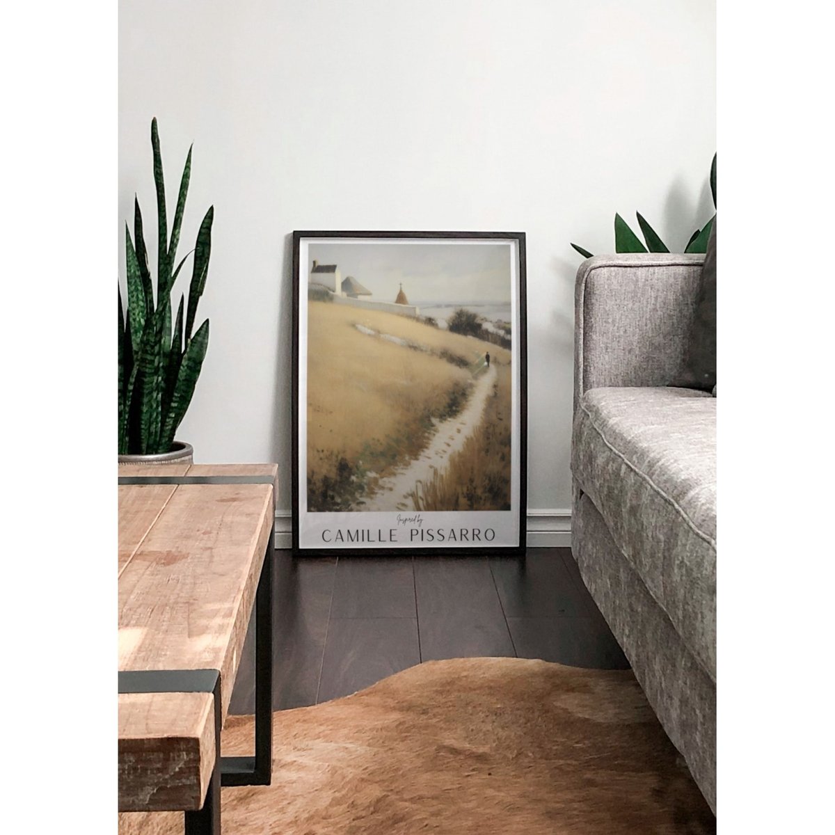 Affiche Camille Pissarro n°4 blanc, L'AFFICHERIE