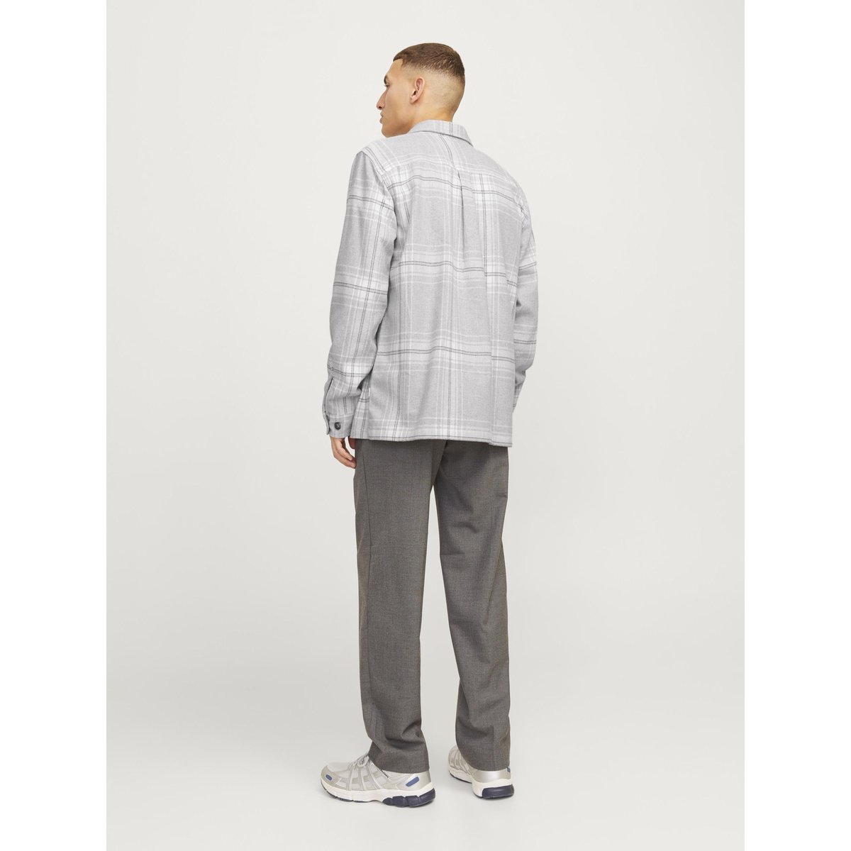 Surchemise grey melange, JACK & JONES