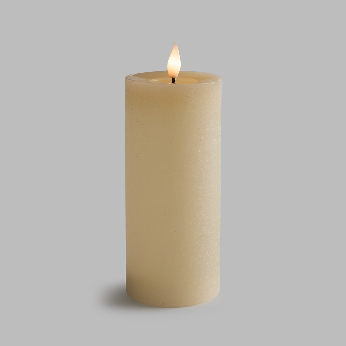 Bougie LED, en cire, hauteur 20 cm, CASPAR ecru, LA REDOUTE INTERIEURS